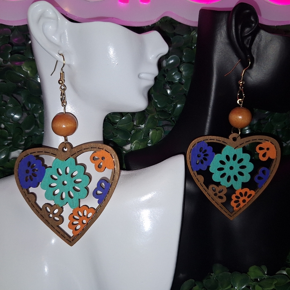 Custom Hand-Painted Beautiful Earrings